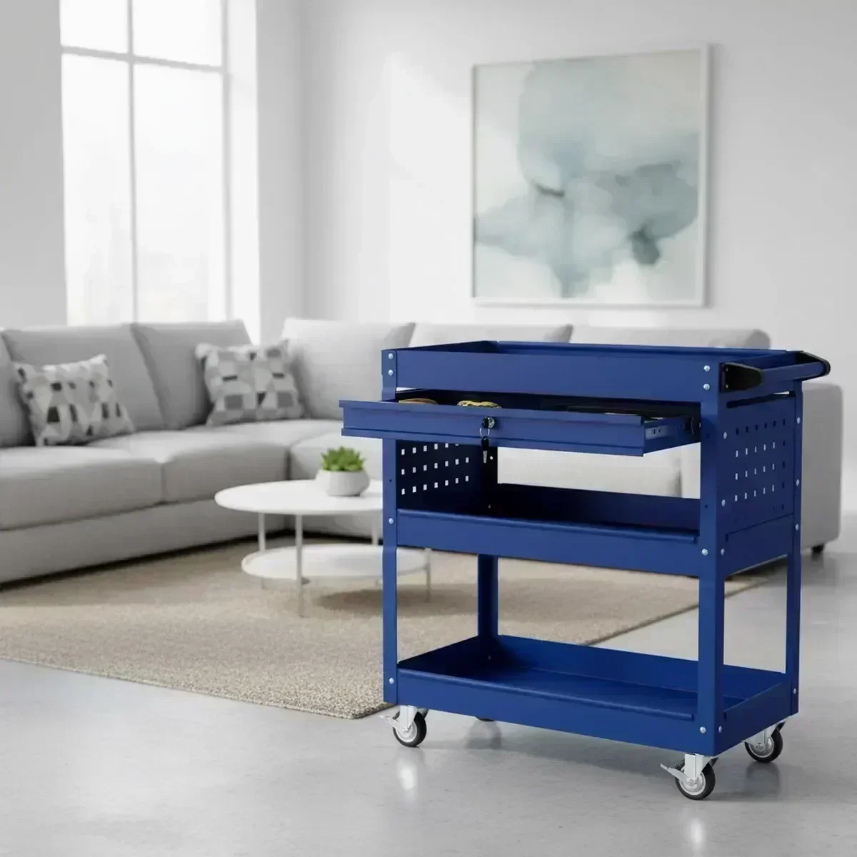 Workshop Tools Shelf - Carrito de Herramientas con 3 Estantes