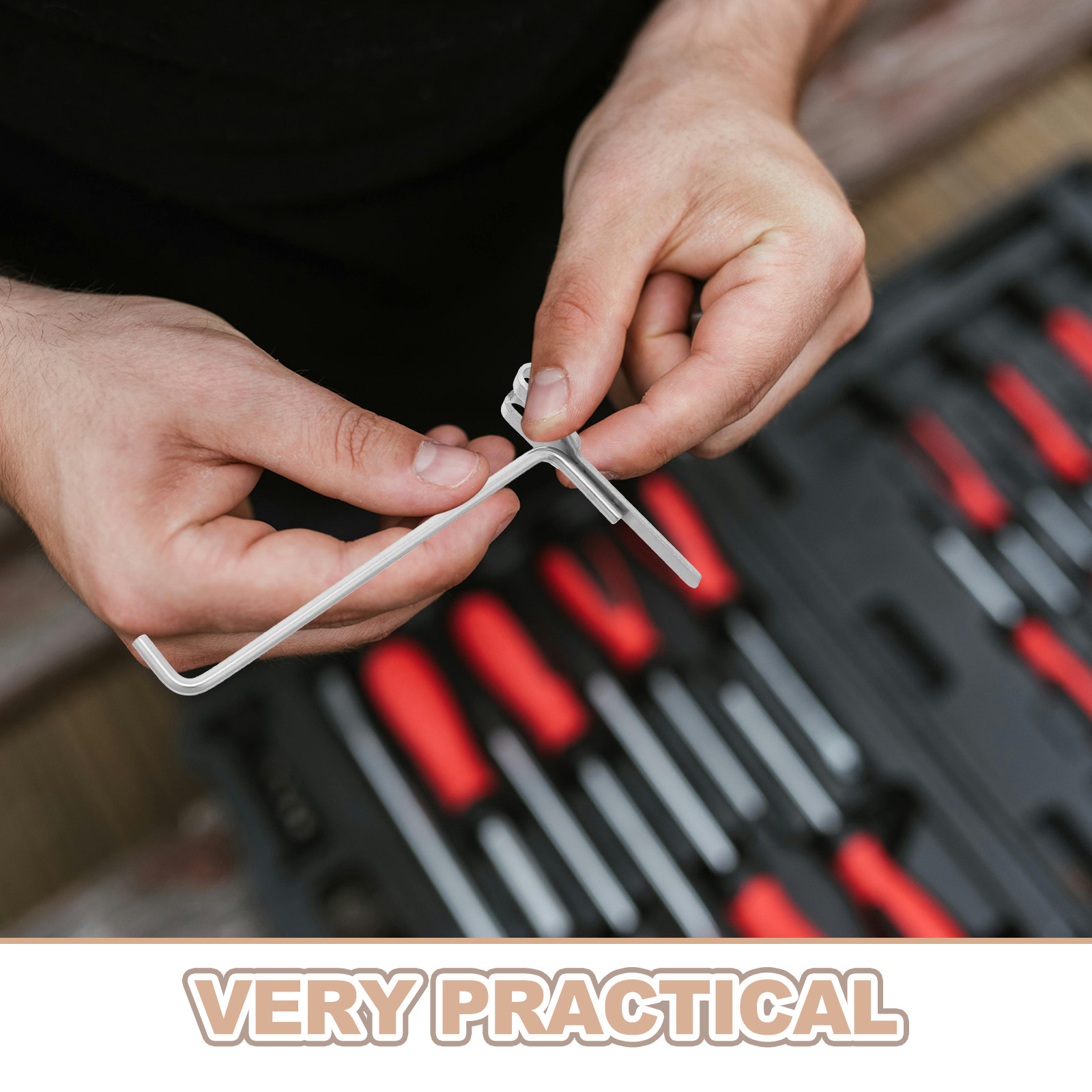 6 ganchos para panel perforado - Workshop Tools Shelf reseña y precio