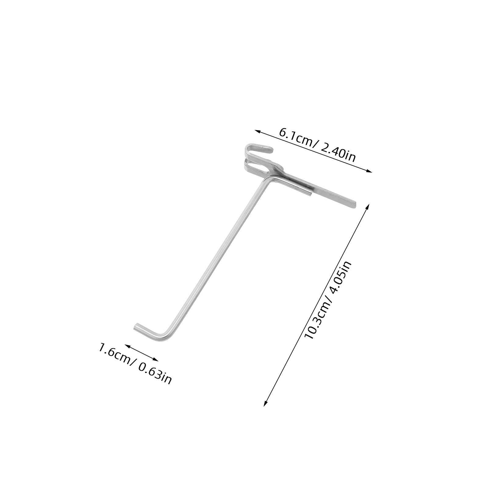 6 ganchos para panel perforado - Workshop Tools Shelf reseña y precio