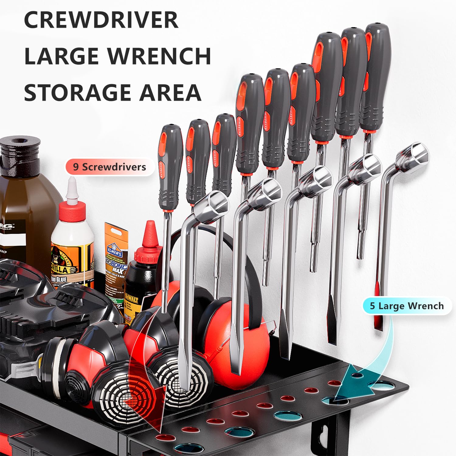 Soporte de Pared para Herramie - Workshop Tools Shelf reseña y precio