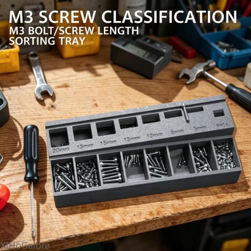 Bandeja clasificadora de torni - Screw Organizer Kit reseña y precio