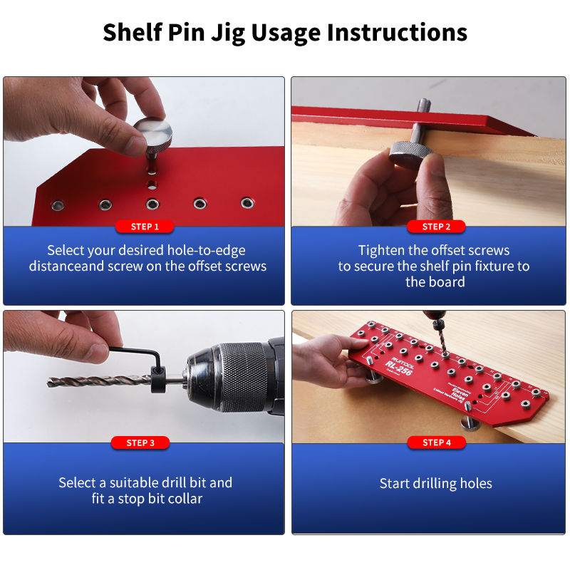 Juego de plantillas de pasador - Workshop Tools Shelf reseña y precio