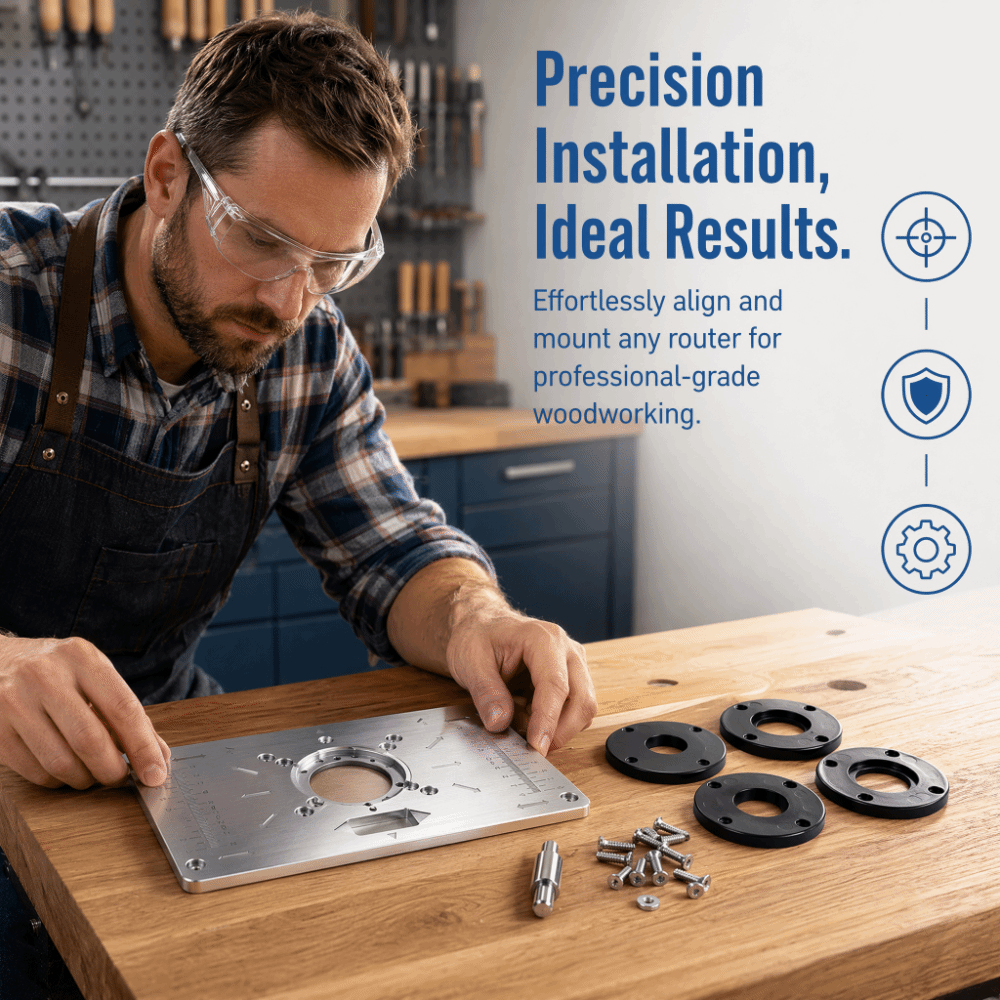 Placa de inserción para mesa d - Router Table Insert reseña y precio