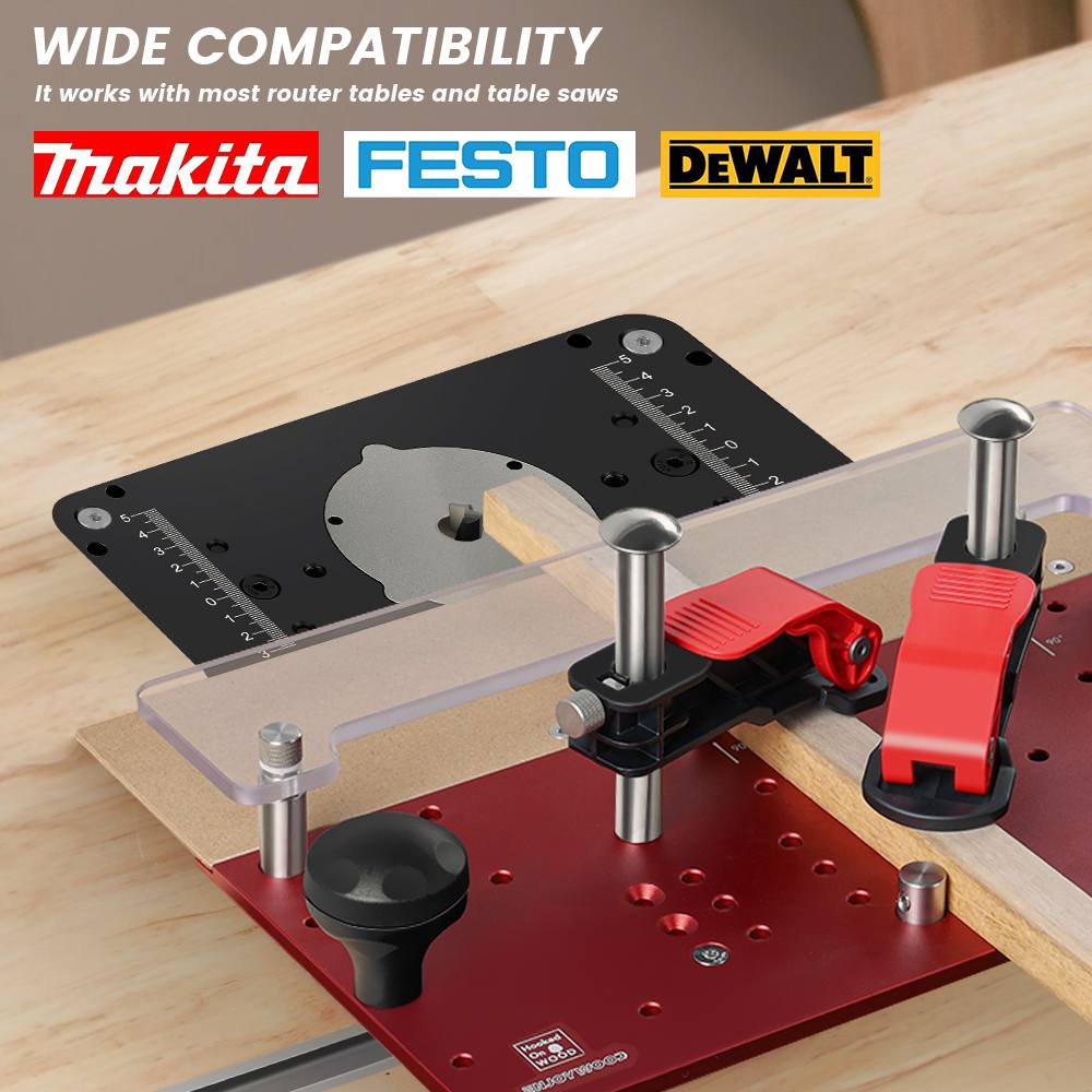 ENJOYWOOD-trineo enganchado en - Router Table Insert reseña y precio