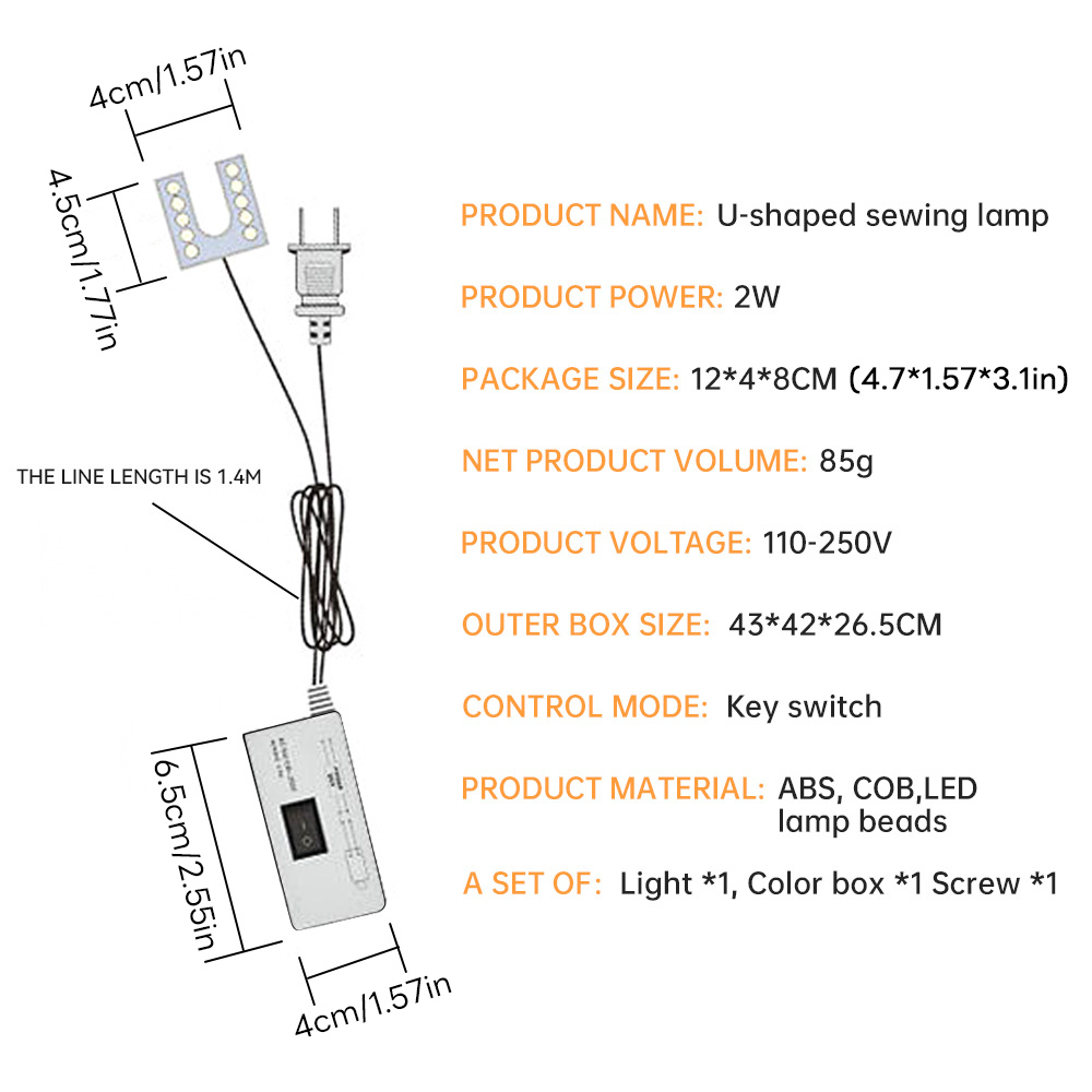 Luz LED para máquina de coser, - Workshop Tools Table reseña y precio