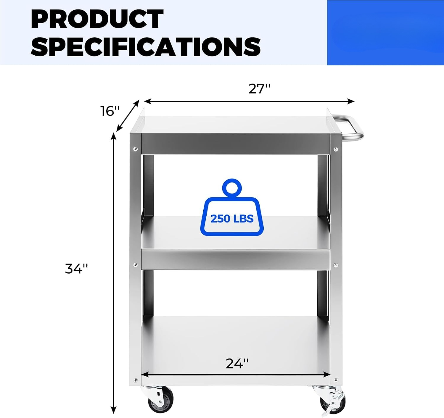 Carrito de Servicio Rodante de - Workshop Tools Shelf reseña y precio
